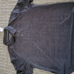 NEW TOMMY BAHAMA polo. Black-gray. Size Medium.